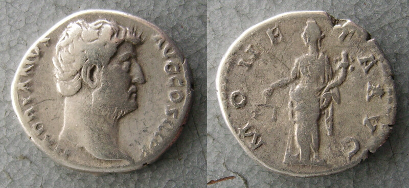 Roman Coins - Silver Coins Of Hadrian